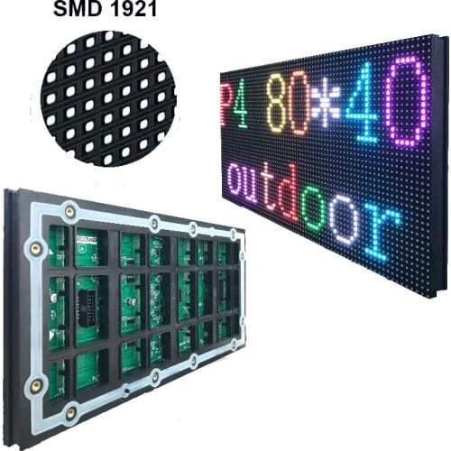 Outdoor Popular 320x160/256*128mm P4 Exterior Dox Matrix Led Video Wall Panel Full Color Led Display Module