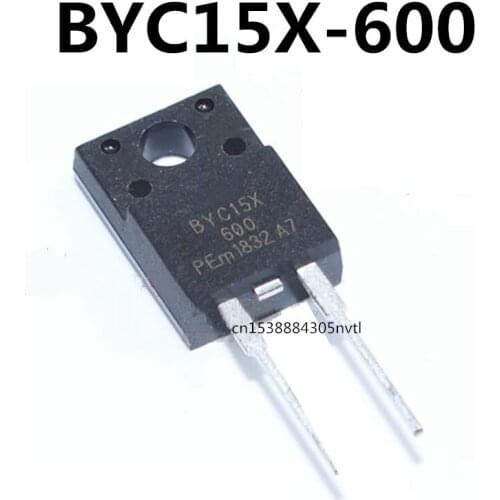 Original 10pcs/ BYC15X-600 TO-220F-2 600V15A