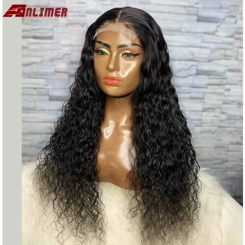 5x5'' PU Silk Base Wigs Pre Plucked Hairline With Baby Hair Brazilian Remy Hair Silk Top Wet and Wave T Part Lace Front Wigs