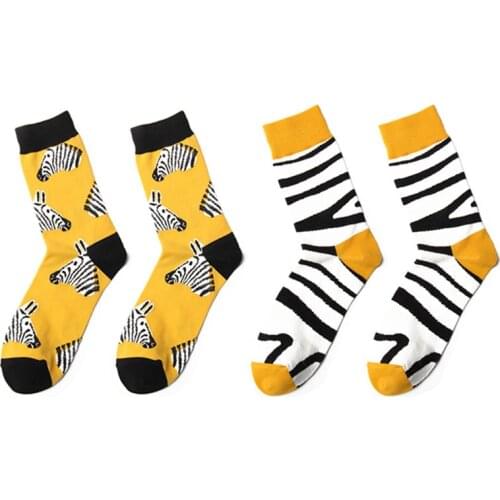 Peonfly Mens Colorful Happy Brand Quality Combed Cotton Compression Autumn Winter Warm Funny Style Casual Men Socks