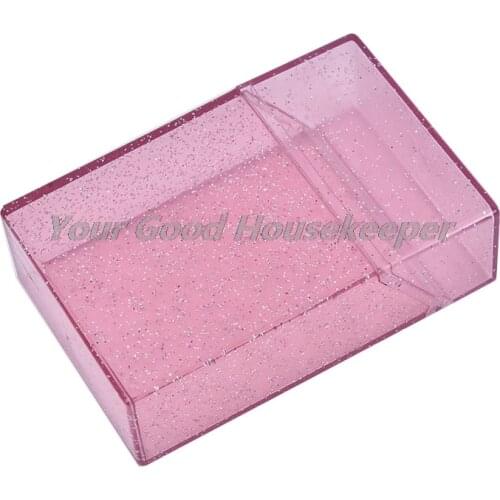 Portable Cigarette Case Cigarette Holder Plastic Shining Clear Cigarette Box Sealed Cigarette Case
