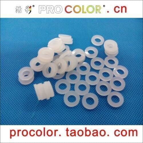 Silicone Rubber Washer O-ring Waterproof circle silicone ring White silicone gasket OD8MM*Hollow plug inner hole 4mm*thick 2mm