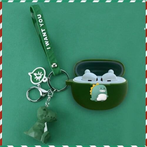 Cartoon Dinosaur Cases For OPPO Enco X case Silicone Wireless Bluetooth Earphones Protective Cover for oppoair case