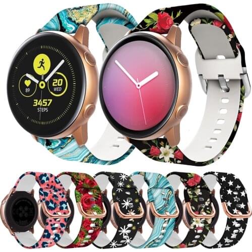 Silicone 20 22mm Band Strap For Samsung Galaxy Watch 42 46mm Active 2 40/44mm/Watch3 41 45 Smartwatch Wristband Huawei GT2 42 46