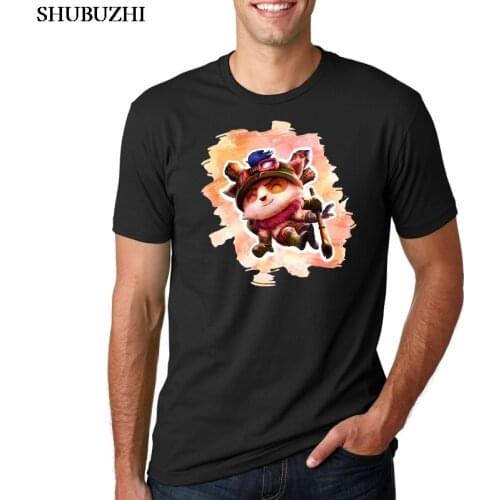 Stylish Clothes Teemo T Shirt Male Quality Cotton Top Design For Male Casual Top design
