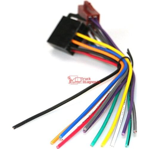 12-001 ISO(Male)UNIVERSAL ADAPTER POWER AND LOUDSPEAKER