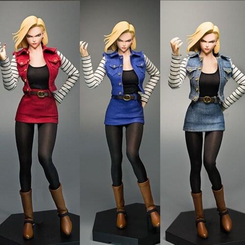 In Stock Female Soldier Clothes Cdtoys M013 Cyborg No. 18 Clothing Suit 1/6Suitable For 12 Inch Woman Body