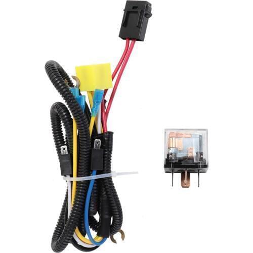12V/24V Horn Cable Relay For Grille Mount Blast Tone Horns Motorcycle Horn Wire Wiring Harness Kit Car Truck Relay Universal