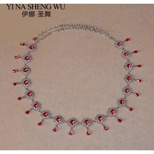 1pc Belly Dance Belt Women Skinny Crystal Rhinestone Dance Waist Chain Belt Wedding Jewelry Belly Dancing Accessories 3 Colors