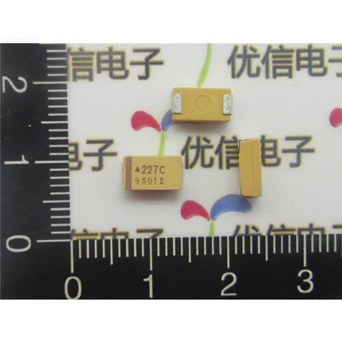 100pcs/lot 220UF 7343 Quality SMD tantalum capacitor 220uf 7343 16V 220UF D type 20% tantalum capacitor 16V