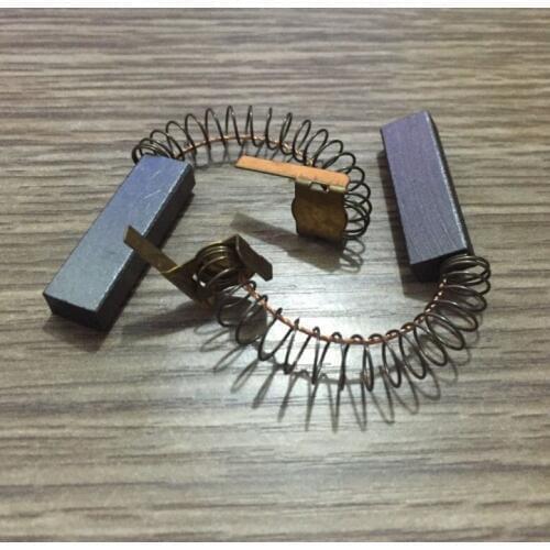 2pcs AS42 6x10x30mm Motor Carbon Graphite Brushes Springs &Wick Power Electric Tool for Midea QW12 Series Cleaner/Dust Collector