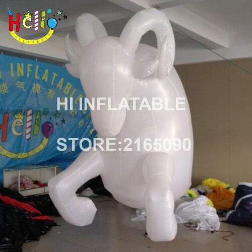 3 m high event giant Inflatable goat sheep puppet costume advertising
