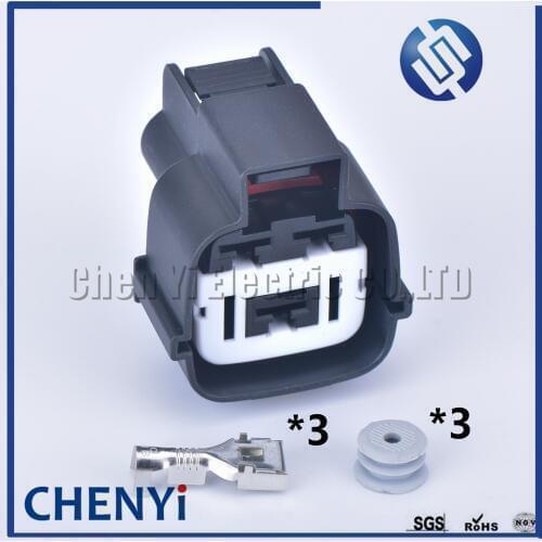 5set 3pin 7.8mm MG642292-5 Female automotive waterproof wire harness connector electronic fan plug connector DJ7032K-7.8-11