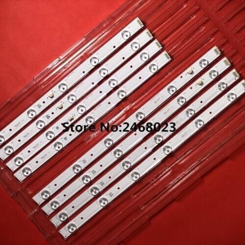 8Pieces LED Backlight strip for Ha ier 39DU3000 LE39PUV3 LE39MXF5 LED39D11-ZC14-01 02 03 04 30339011206 30339011207