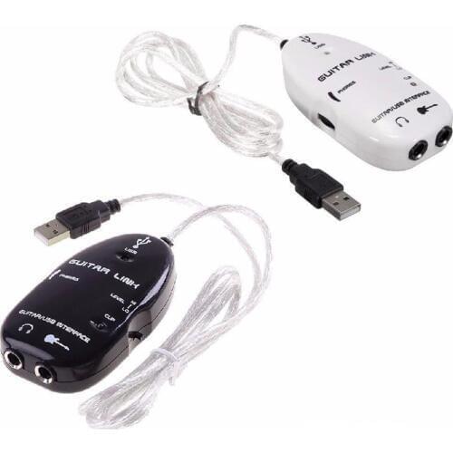 Guitar Cable Audio USB Link Interface Adapter For MAC/PC Music Recording Accessories For Guitarra Players Gift