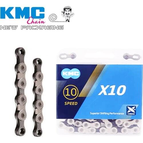 KMC X10 X10.93 MTB Mountain Bike Road Bicycle Chain 116L 10 Speed Magic Button With Original box for Shimano SRAM Campagnolo