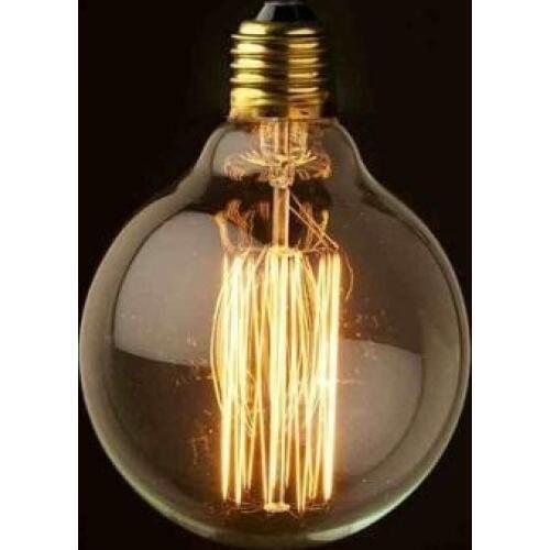 Outlet free ship Globle G125 110V 60W straight 5" filament lamp for vintage edison fixture E27 AC110V-130Voltage lighting bulb