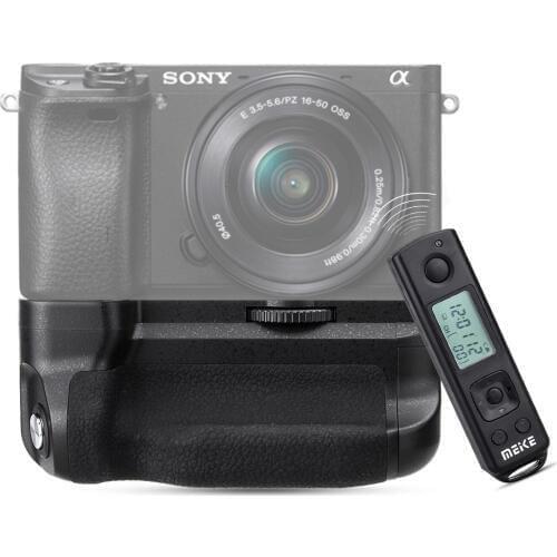 Meike MK-A6300 Pro Battery Grip Holder Builtin 2.4G Wireless Remote Control Dress for Sony A6000 A6300