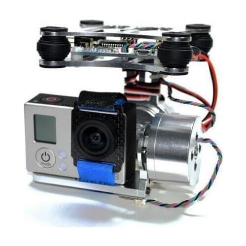 FPV Gopro Metal Brushless Camera Gimbal w/Motor &Controller,Blade Walkera QX350 Aerial photo