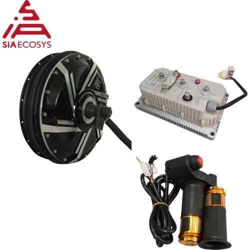 QS motor 8000W 273 V3 hub motor with KLS7275H controller 110KPH High Speed Brushless in wheel hub motor for Electric motorcycle