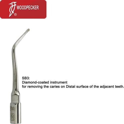Original Woodpecker Dental Endo Diamond Cavity Preparation Tips SB3 Fit EMS