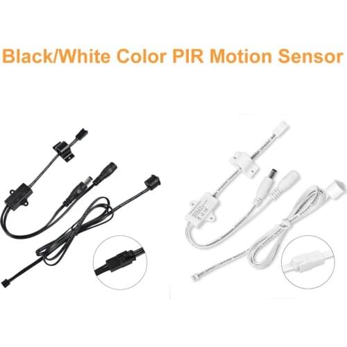 DC12V DC24V PIR Motion Sensor With Installation Kit For Led Lights