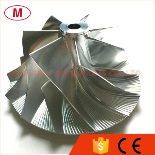 S200 1283-123-2001 58.85/84.60mm 7+7 blades High Performance Turbocharger Aluminum 2618/Milling/Turbo Billet compressor wheel