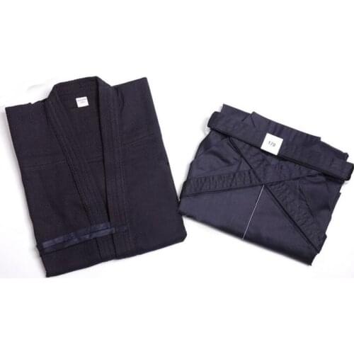 UNISEX high quality kendo suits hakama hapkido clothes kung fu clothing sets martial arts uniforms blue