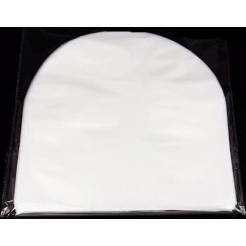 Vinyl Record Inner Sleeves 50x Made from High Premium PE Album Covers with Round Corners for Easy Insert Slim Record