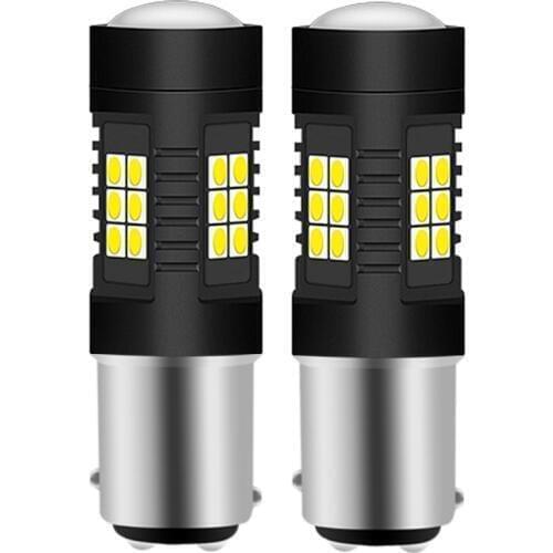 2pcs 1157 BAY15D P21/5W 1200Lm 3030 LED Car Tail Bulb Parking Lights Brake Lamp Automobiles Daytime Running Light Turn Signals