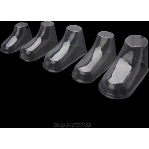 10Pcs Clear Plastic Baby Feet Display Baby Booties Shoes Socks Showcase D07 20 Dropshipping