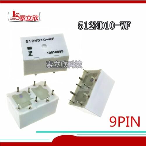 5pcs/lot 100%Original New Automotive Relay 512ND10-WF 512ND10-WF 512ND10 WF 9PIN