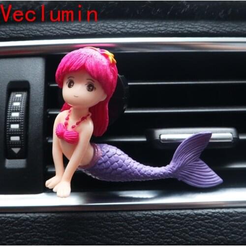 The mermaid Car Aroma Diffuser Fragrances For Car Air Fresheners Flavoring In Auto Perfume Car Smell Accessory Air Vent Clip