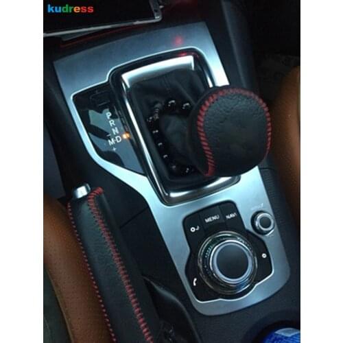For Mazda 3 M3 Axela 2017 2018 Car Interior ABS Matte Sticker Center Console Gear Shift Box Panel Decoration Cover Trim LHD