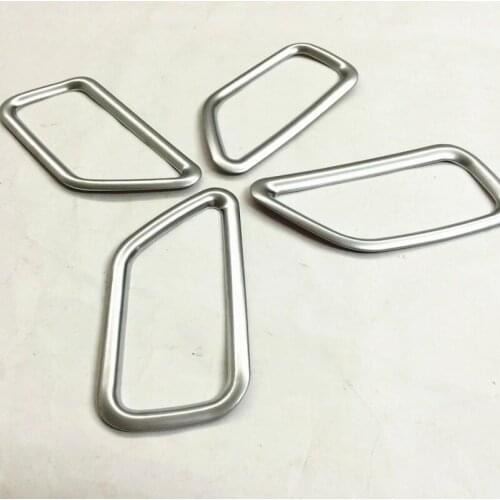 For Suzuki Vitara 2016-2018 ABS chrome car body styling stick trim door inner built handle bowl frame lamp molding 4pcs