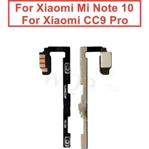For Xiaomi Mi Note 10 Power Volume Flex Cable Side Key Button On Off Switch Flex Cable for Xiaomi CC9 Pro Repair Spare Parts