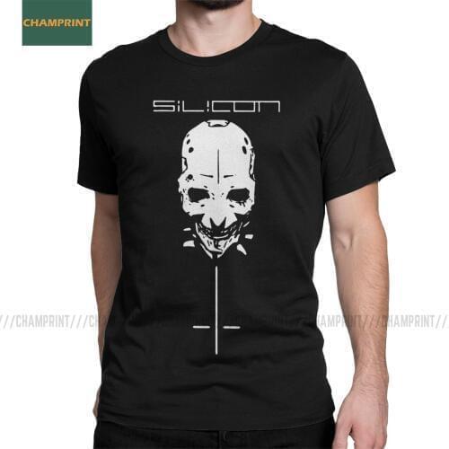 Humor Blame Silicon T-Shirt Men Cotton T Shirts Sidonia Manga Heavy Industries Nihei Tsutomu Anime Short Sleeve Tees Plus Size