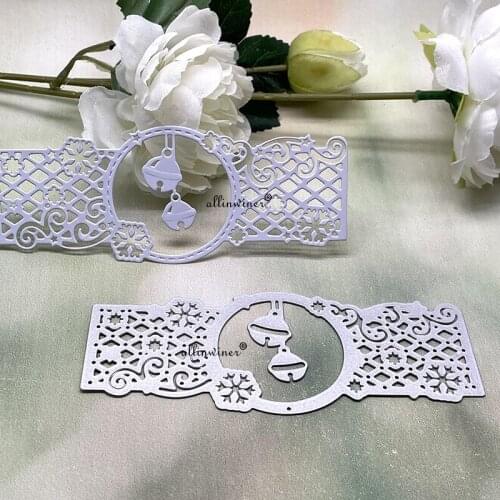 Bell lace strip decoration DIY Craft Metal Cutting Die Scrapbook Embossed Paper Card Album Craft Template Stencil Dies