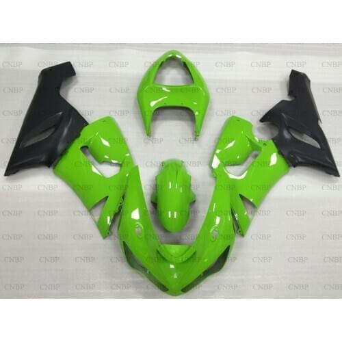 For Kawasaki ZX6r 2005 - 2006 Fairing Kits for Kawasaki ZX6r 2005 Abs Fairing 636 ZX-6r 05 Green Black Fairing