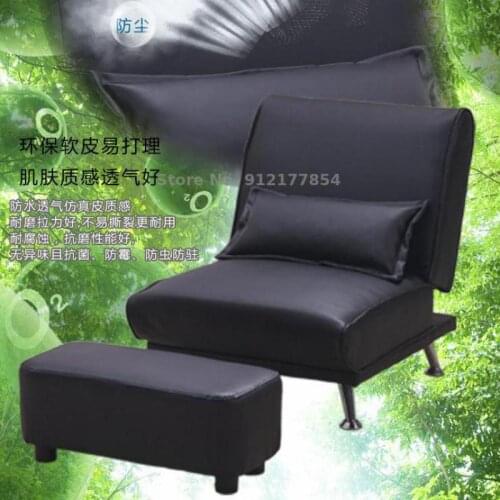 Lazy sofa chair tatami small apartment living room bedroom single foldable simple modern Nordic nap recliner