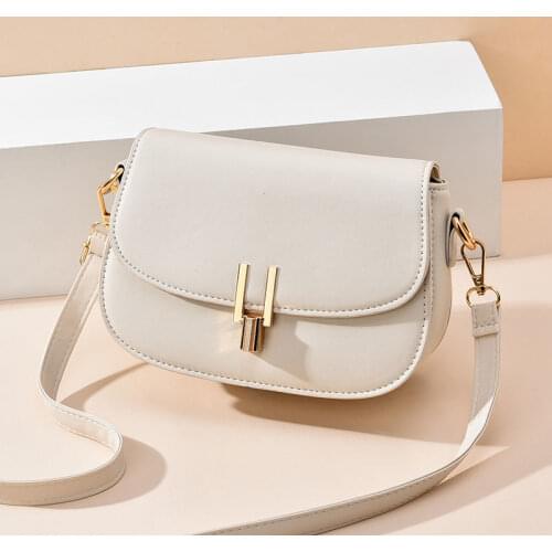 Small bag 2021 summer fashion Versatile Single Shoulder Messenger Bag fashion simple saddle bag