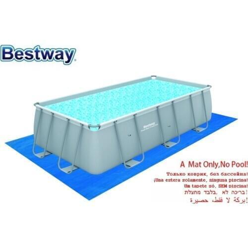 58264 Bestway 5mx3m Matress 197"x118" Ground Cloth Providing Extra Protection to the Bottom of Above Earth Swimming Pool No Pool