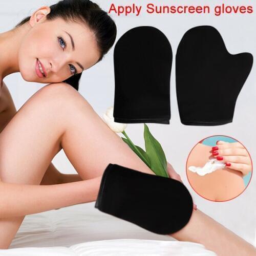 Newest Body Cleaning Glove Self Tanner Reusable Body Self Tan Applicator Tanning Gloves Cream Lotion Mousse