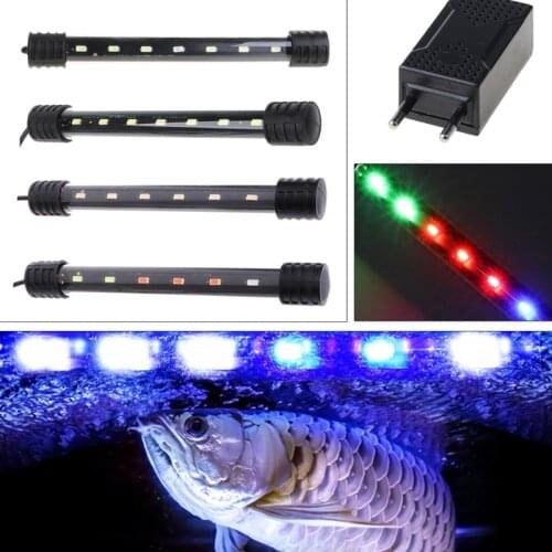 3.5w submersible waterproof dsubmersible water aquarium fish tank led light bar lamp strip eu plug