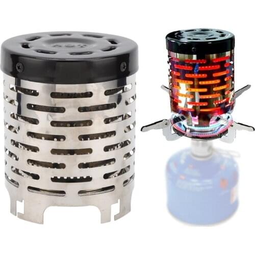 Outdoor Mini Tent Heater Equipment Camping Stove Portable Autumn and Winter Stainless Steel Heating Cover Camping Stoves