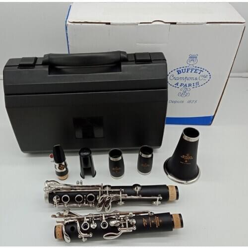 MFC Professional Bb Clarinet R13 PRESTIGE Bakelite Clarinets Nickel Silver Key Musical Instruments Mouthpiece Reeds