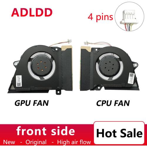 Laptop Cooling Fan 13NR03F0AP0101 13NR03F0AP0301 DC12V 1A 4PIN for ASUS ROG Zephyrus G14 GA401I GA401IV