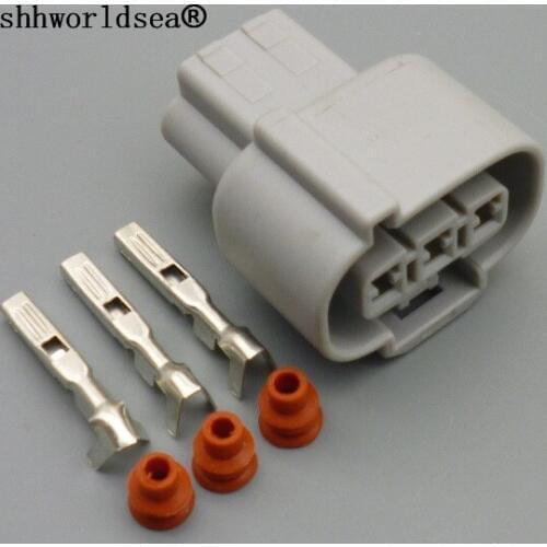 Shhworldsea 1/2/5/10/100set 3 Pin Waterproof Automotive Camshaft Speed Sensor Connector Common rail