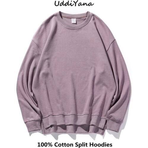 100% Cotton Hoodie Women Oversized Sweatshirt Womens Hoodies Top For Female Long Sleeve T-Shirt Pullovers Clothing For Girls