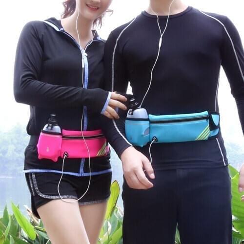 Outdoor Sports Mobile Phone Running Waist Bag Waterproof Multi-Functional Tactics Invisible Water Bottle Waist Bag